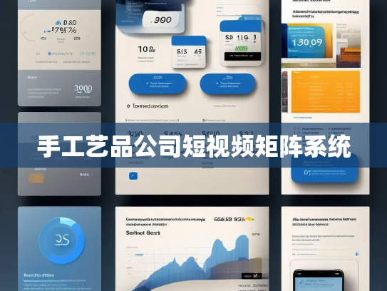 手工艺品公司短视频矩阵系统
