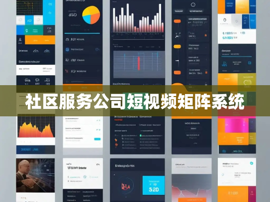 社区服务公司短视频矩阵系统