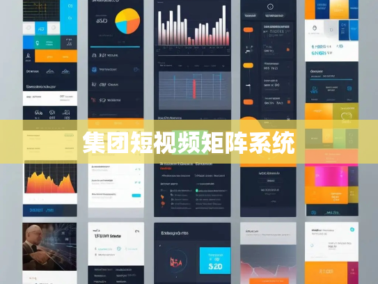 集团短视频矩阵系统