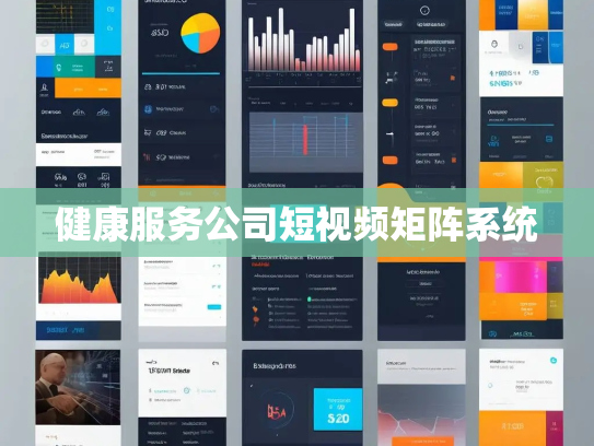 健康服务公司短视频矩阵系统