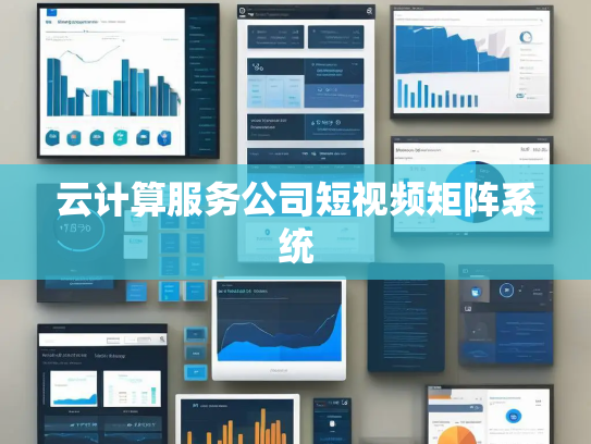 云计算服务公司短视频矩阵系统