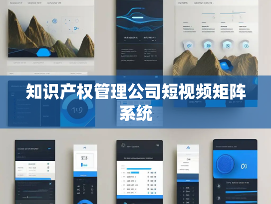 知识产权管理公司短视频矩阵系统