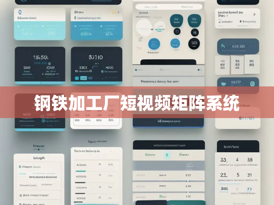 钢铁加工厂短视频矩阵系统