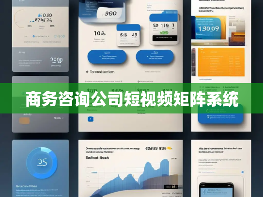 商务咨询公司短视频矩阵系统