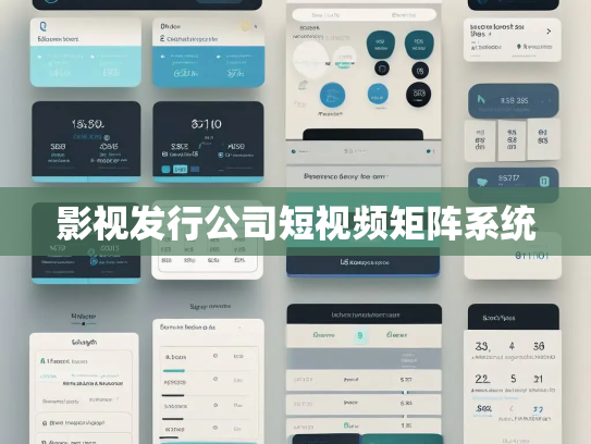 影视发行公司短视频矩阵系统