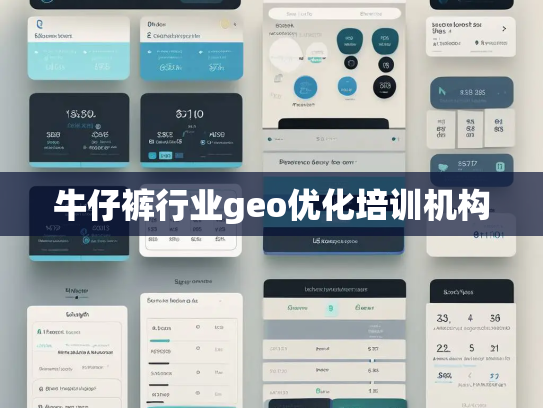 牛仔裤行业geo优化培训机构