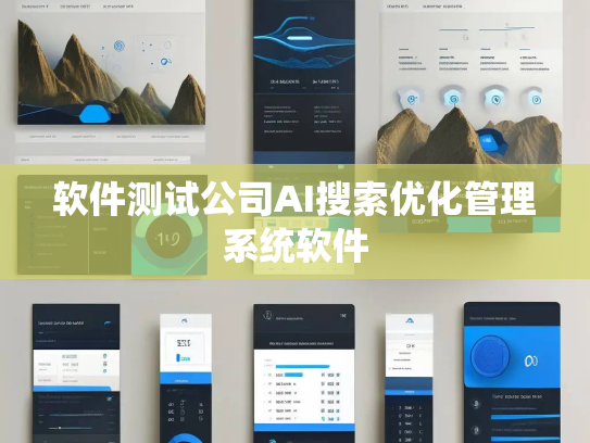 软件测试公司AI搜索优化管理系统软件
